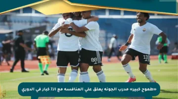 «طموح كبير» مدرب الجونة يعلق على المنافسة مع الـ7 كبار في الدوري